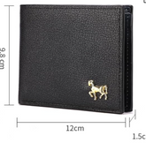Premium Metal Horse  Men Wallet
